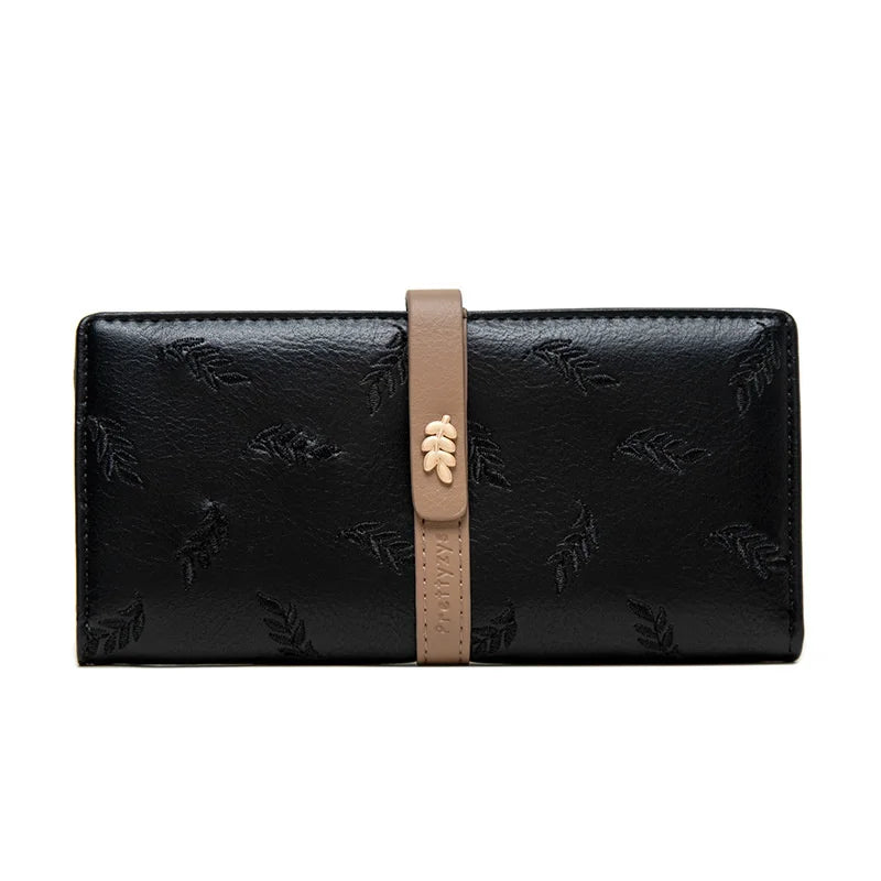 Embroidered Women's Long Wallet Card Bag Handbag