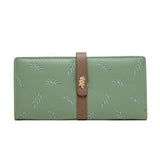 Embroidered Women's Long Wallet Card Bag Handbag