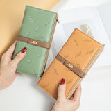Embroidered Women's Long Wallet Card Bag Handbag