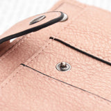 Short Card Snap Student Wallet, Litchi Pattern, Zero Wallet