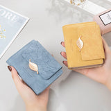Frosted Leaf Women's Short Wallet Zero Wallet