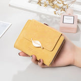 Frosted Leaf Women's Short Wallet Zero Wallet