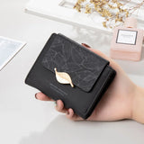 Frosted Leaf Women's Short Wallet Zero Wallet