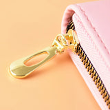 Small Anti-Theft Zipper Wallet for Women, Printed Design