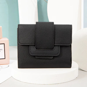 Women's Short Wallet Student Card Bag Small Belt Zero Wallet