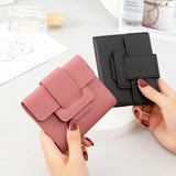 Women's Short Wallet Student Card Bag Small Belt Zero Wallet