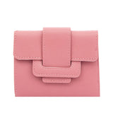 Women's Short Wallet Student Card Bag Small Belt Zero Wallet