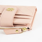 Short Buckle Women's Wallet with Card Position and Zipper