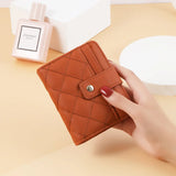 Women's Short Wallet with Zipper and Card Slots