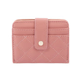 Women's Short Wallet with Zipper and Card Slots