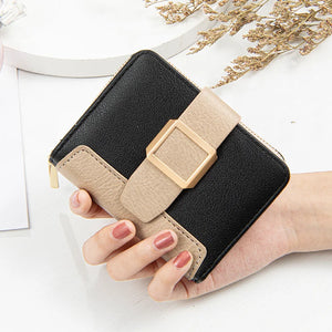 Small Fresh Zipper Wallet for Women, Coin Change Wallet