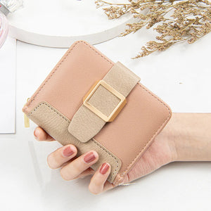 Small Fresh Zipper Wallet for Women, Coin Change Wallet