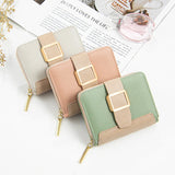 Small Fresh Zipper Wallet for Women, Coin Change Wallet