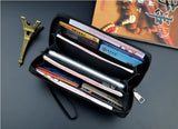 Men Long Handbag Wallet Pattern Business Capacity Mobile Phone Bag Purse