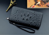 Men Long Handbag Wallet Pattern Business Capacity Mobile Phone Bag Purse