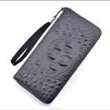 Men Long Handbag Wallet Pattern Business Capacity Mobile Phone Bag Purse
