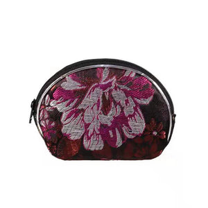 Brocade Fan-Shaped Small Zipper Wallets