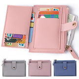 Women Wallet Purses Small Clutch Purse PU Girl Solid Wallet
