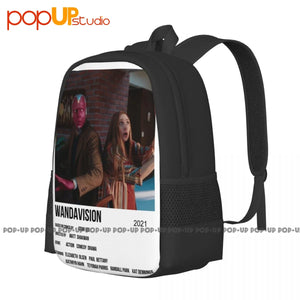 Wandavision Movie Backpack Large Capacity 3D Printing