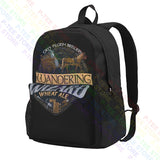 Lotr Wandering Wizard Backpack Travel Sports Bag