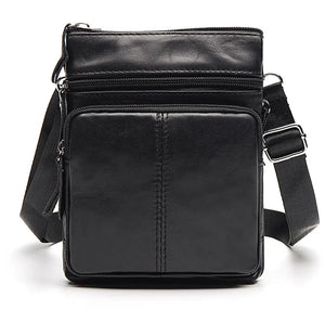 Leather Messenger Bag Small Men Shoulder Crossbody Handbags