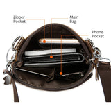 Leather Messenger Bag Small Men Shoulder Crossbody Handbags