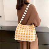 Warm Fur Crossbody Bag Mini Women's Shoulder Bag Winter Messenger Bag