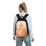 Warm Sunset Backpacks Men's Vintage Backpack For Women