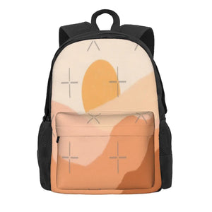 Warm Sunset Backpacks Men's Vintage Backpack For Women