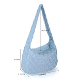 Yellow Crossbody Space Cotton Pad Bag Large Capacity Shoulder Bag