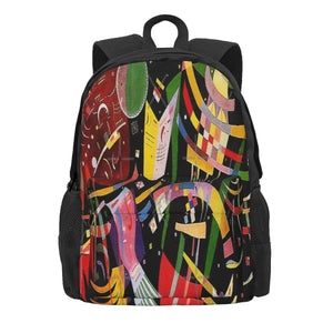 Kandinsky Composition X Backpack Men Women School Bags