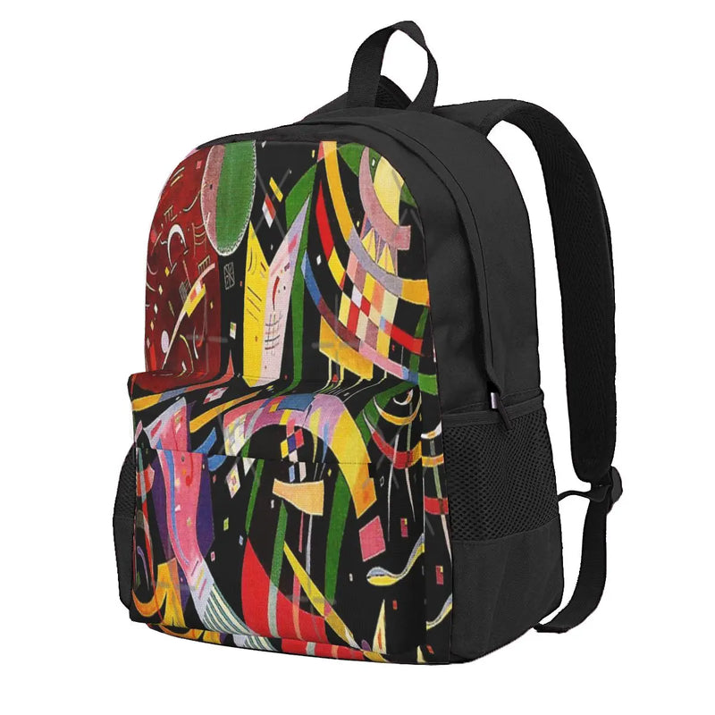 Kandinsky Composition X Backpack Men Women School Bags