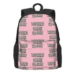 Corrie Go Away Backpacks Men's Women's Harajuku Children's Backpacks