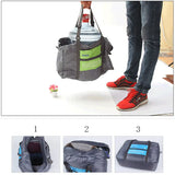 Waterproof Foldable Hand Travel Bag Unisex Nylon Handbag
