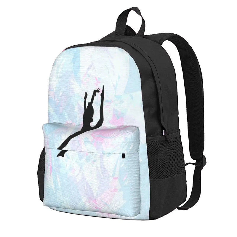 Water Colour Gymnastics Silhouette Backpacks Men's Backpacks Bags For Women