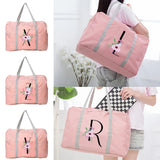 Water Proof Shoulder Travel Bag Flower Print Handbag Luggage Pack