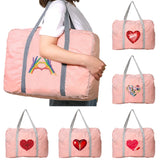 Love Series Travel Bag Waterproof Large Capacity Shoulder Pack