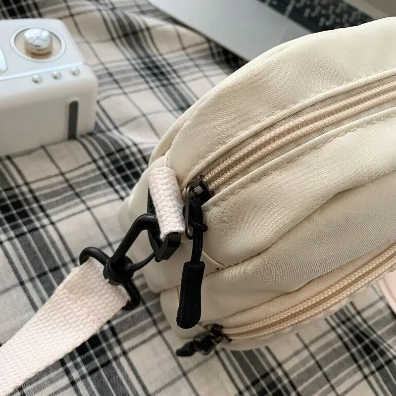 Water Resistant Sport Fanny Pack Cross Body Waist Bag Lady Zipper Crossbody Bag