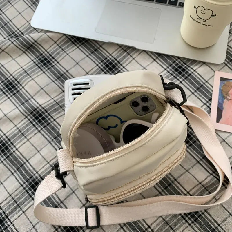 Water Resistant Sport Fanny Pack Cross Body Waist Bag Lady Zipper Crossbody Bag
