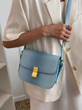 Water Ripples Crossbody Bag Summer Pu Leather Women's Shoulder Bag