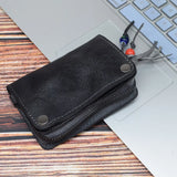 Vintage Leather Key Bag Keychain Wallet Purse