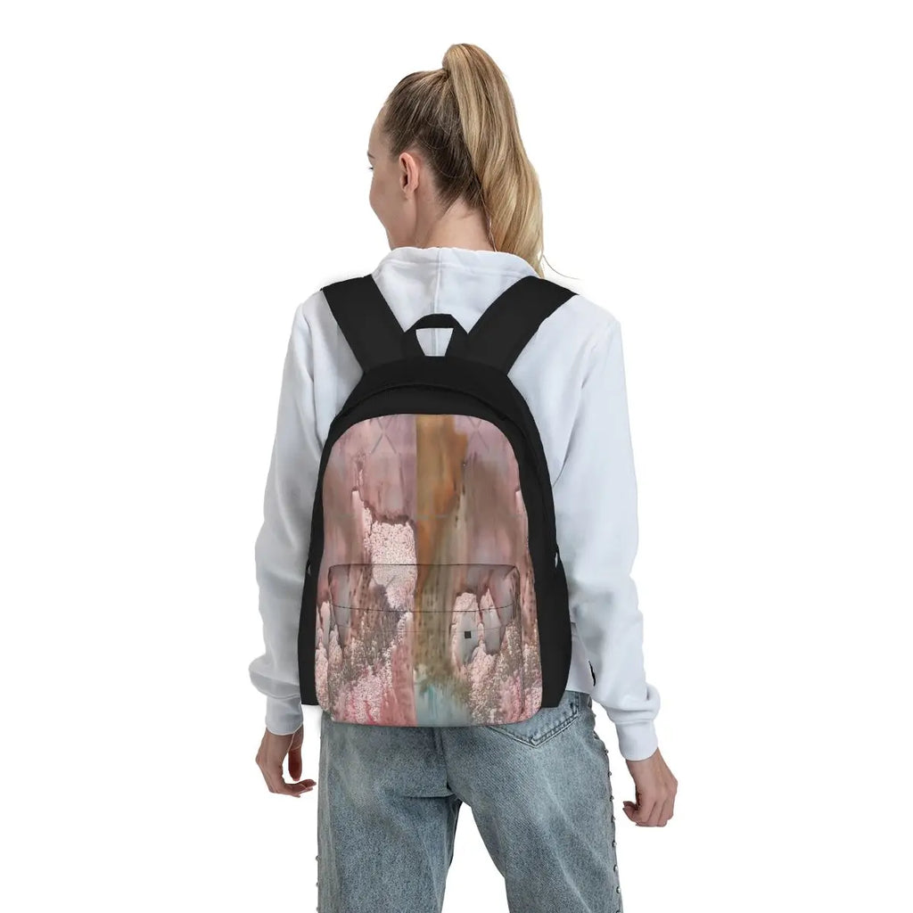 Watercolor Abstract Texture Backpacks Men's Backpacks Bags For Women Kids Bag Fo
