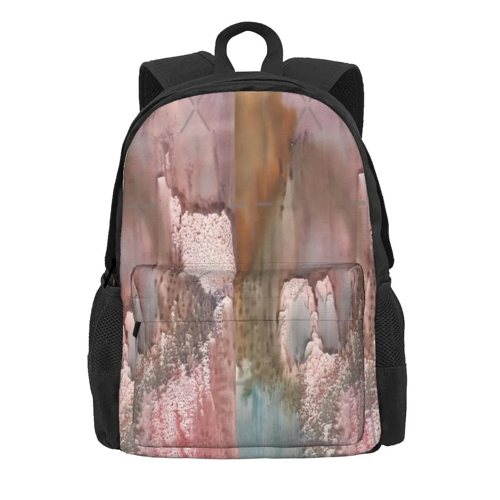 Watercolor Abstract Texture Backpacks Men's Backpacks Bags For Women Kids Bag Fo