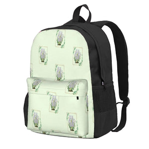 Watercolor Flowers Backpacks Men's and Women's School Bag