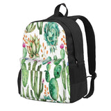 Watercolor Cactus Pattern 2 Backpacks Men's Backpacks Bags For Women