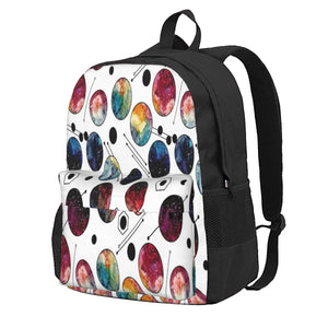 Colorful Galaxy Circle Backpack - Personalised Print