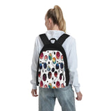 Colorful Galaxy Circle Backpack - Personalised Print