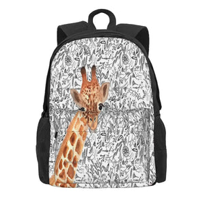 Watercolor Giraffe 1 Backpacks Men's Backpacks Bags For Women