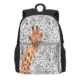 Watercolor Giraffe 1 Backpacks Men's Backpacks Bags For Women
