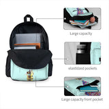 Watercolor House In The Air Backpacks Men's Backpacks Bags For Women